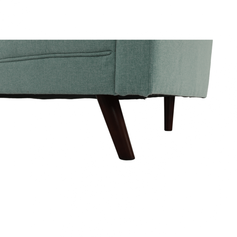 Rozkládací pohovka OTISA — látka, zeleno-mentolová Kondela