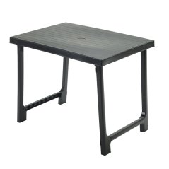 Zahradní stůl FURY — plast, antracit Bibl