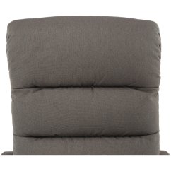 Polohovací relaxační křeslo TURNER — látka, hnědá Kondela