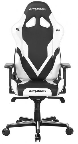 Herní židle DXRacer GB001/NW – černá, bílá, nosnost 130 kg