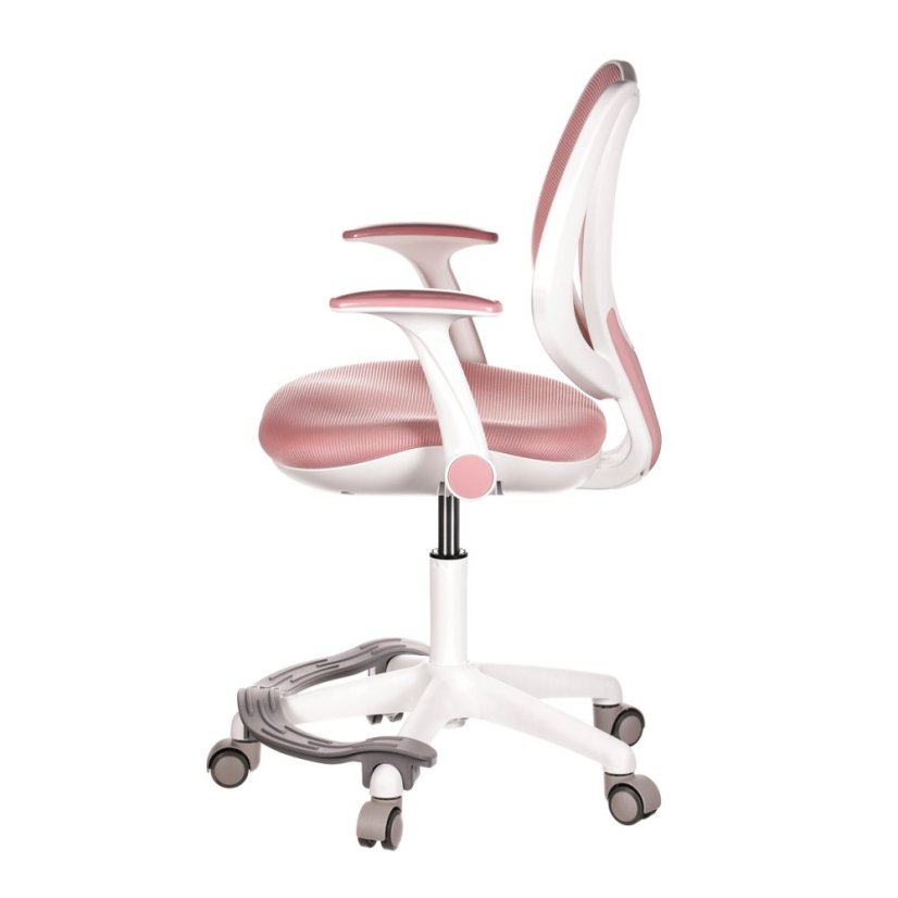 Detská stolička na kolieskach STARLIGHT — sieť, viac farieb - Barevné provedení STARLIGHT: Ružová