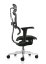 Kancelářská ergonomická židle SIRIUS NEO – opěrák síť, čalouněný sedák, černá Office Pro