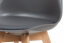 Jídelní židle Autronic CT-752 GREY – plast / PU kůže / masiv buk