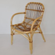 Zahradní křeslo KURUMA — ratan, látka, béžová Axin trading