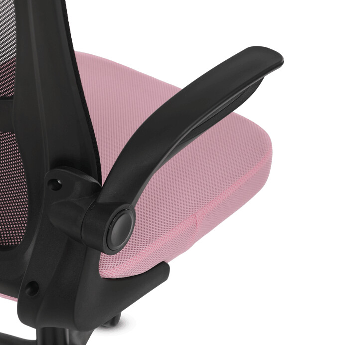 Dětská židle NINA – růžová síťovina, houpací mechanismus Autronic