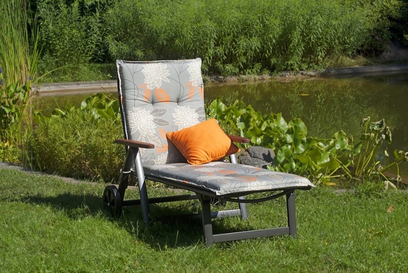CHILL MATE lehátko hliníkové - antracit + černé