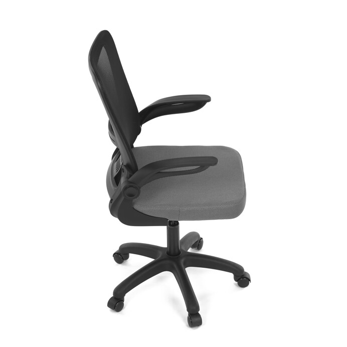 Dětská židle NINA – Šedá síťovina, houpací mechanismus Autronic