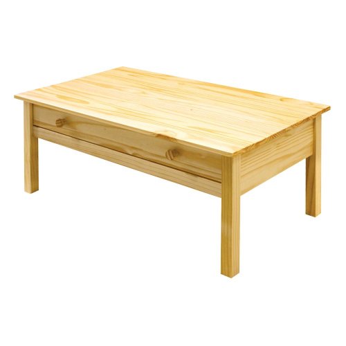 Konferenční stolek BURU — masiv borovice, 100×55×40