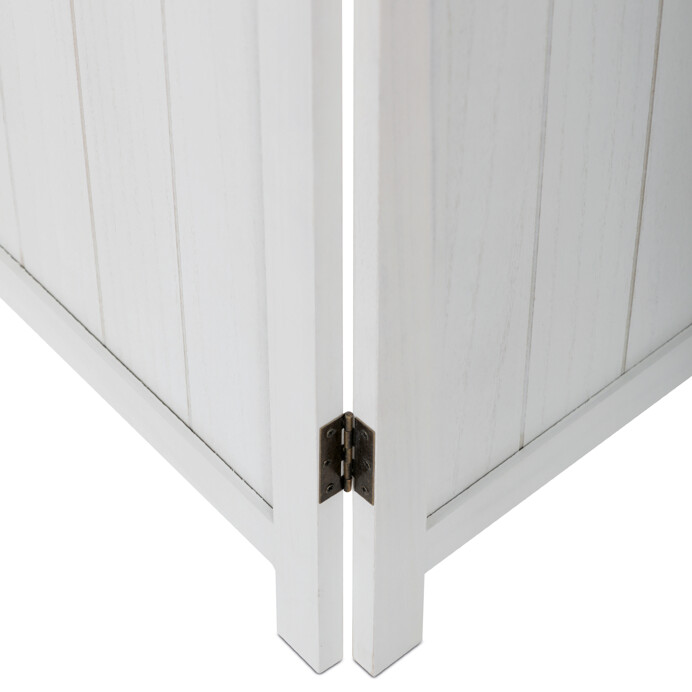 Elegantný biely paraván LIVARO z masívu pre moderné interiéry Autronic