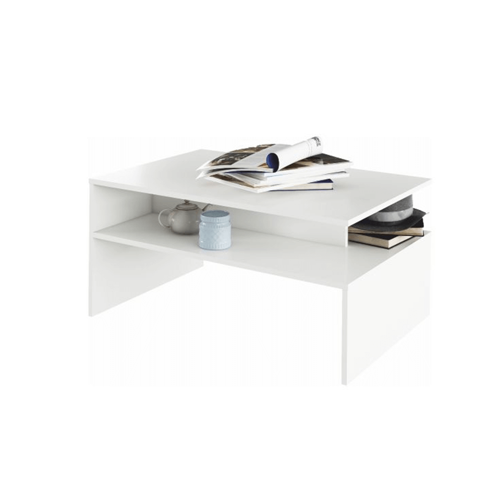 Konferenční stůl DAMOLI — 90x60x43 cm, bílá