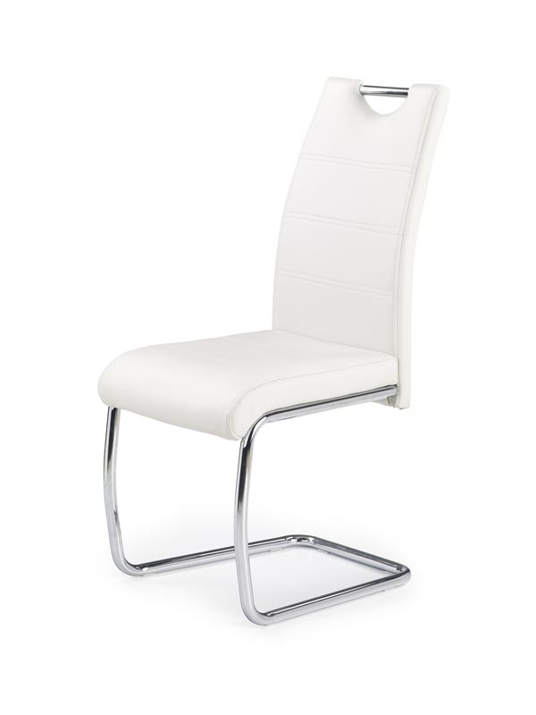 Jedálenská stolička MARSY –ekokoža, viac farieb Biela