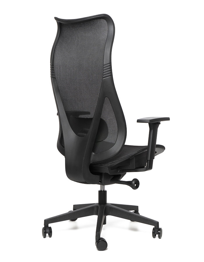 Kancelářská ergonomická židle Sego HARMONY — síť, černá Sego (obrázek 3)