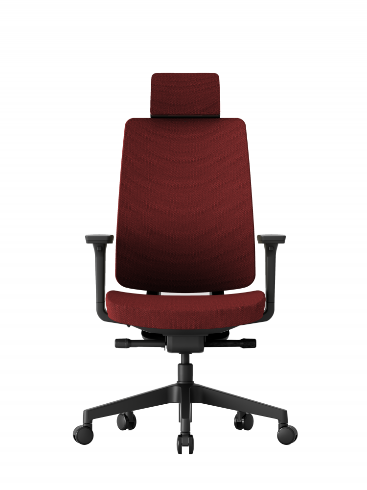 Kancelářská ergonomická židle K50 — černá, více barev Modrá (obrázek 5)