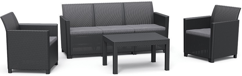 CLAIRE 5 SEATERS set  - grafit (obrázek 2)