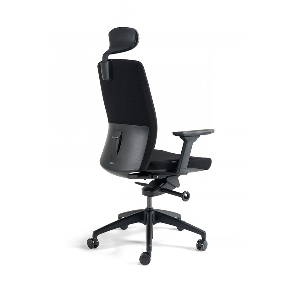 Kancelářská ergonomická židle BESTUHL J2 SP — více barev, s podhlavníkem Červená 202 (obrázek 4)