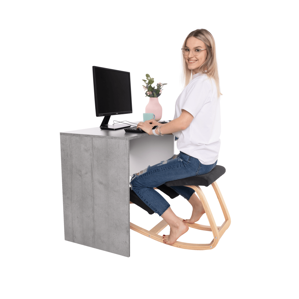 Ergonomická balanční klekačka RENAR – černá přírodní, Kondela (obrázek 9)