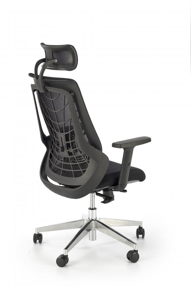 Kancelářská ergonomická židle GERONIMO — síť, černá Halmar (obrázek 8)