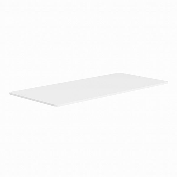 Deska stolu ERGODESK — 160x75x1,8 cm, laminovaná dřevotříska, více barev bílá