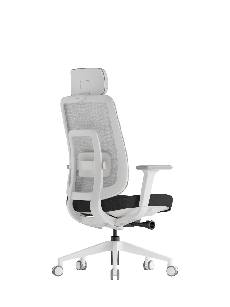Kancelářská ergonomická židle K42 WHITE SP – síť/ čalouněná, černá (obrázek 4)