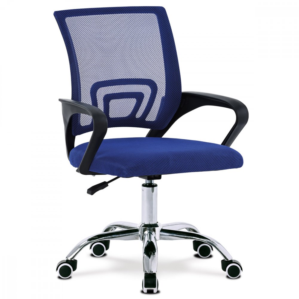 Studentská otočná židle POPPY — síť, více barev Modrá