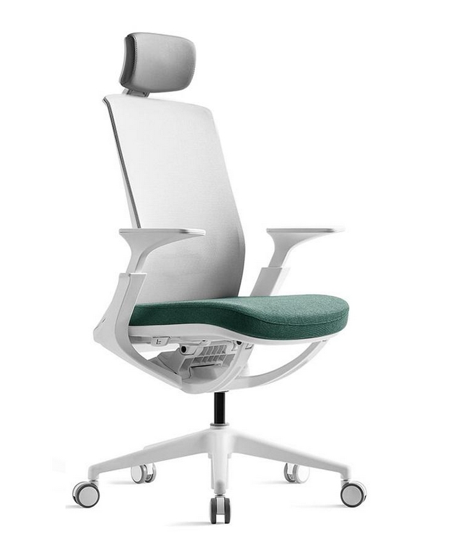 Kancelářská ergonomická židle ROLY WHITE - síťovina, více barev Červená (obrázek 8)