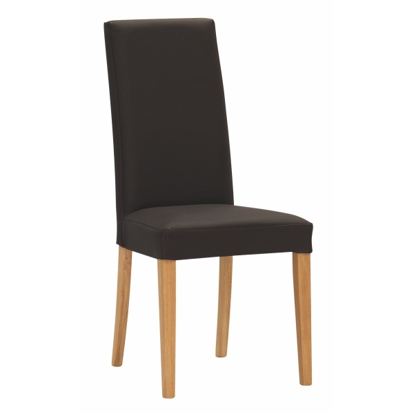 Židle NANCY Stima tm.hnědá koženka beige (obrázek 5)