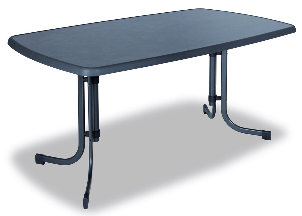 Levně Zahradní stůl SKIF — kov, šedá, 150×90×73