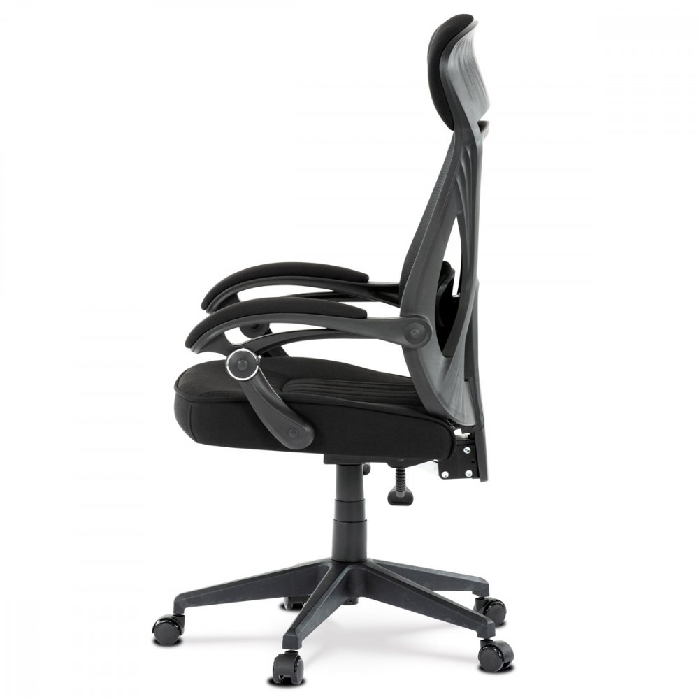 Kancelářská ergonomická židle FOREX – látka, síť, černá Autronic (obrázek 8)