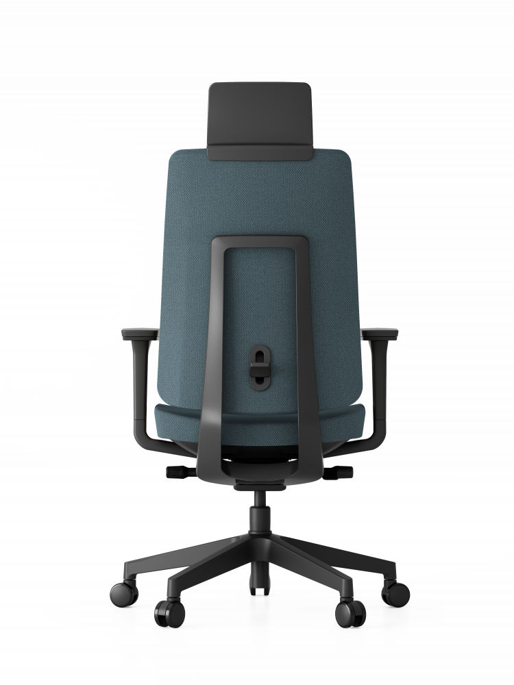 Kancelářská ergonomická židle K50 — černá, více barev Modrá (obrázek 10)
