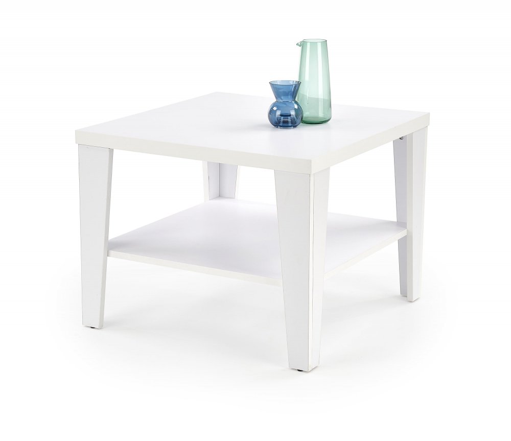 Konferenční stolek MANTA KWADRAT – MDF, více barev Bílý