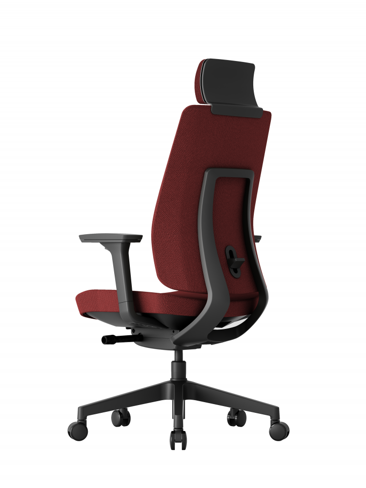 Kancelářská ergonomická židle K50 — černá, více barev Modrá (obrázek 7)