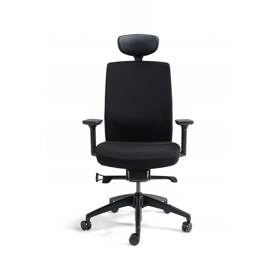Kancelářská ergonomická židle BESTUHL J2 SP — více barev, s podhlavníkem Červená 202 (obrázek 5)