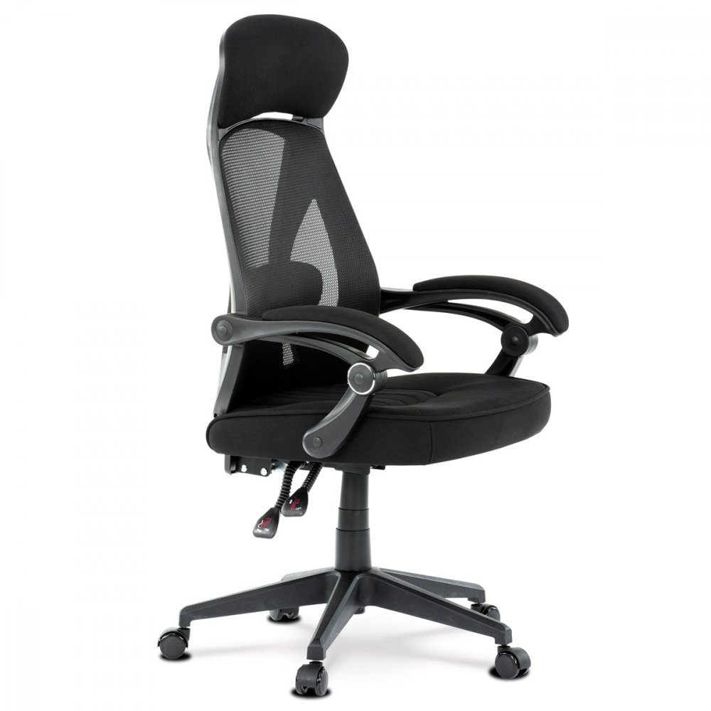 Kancelářská ergonomická židle FOREX – látka, síť, černá Autronic (obrázek 18)