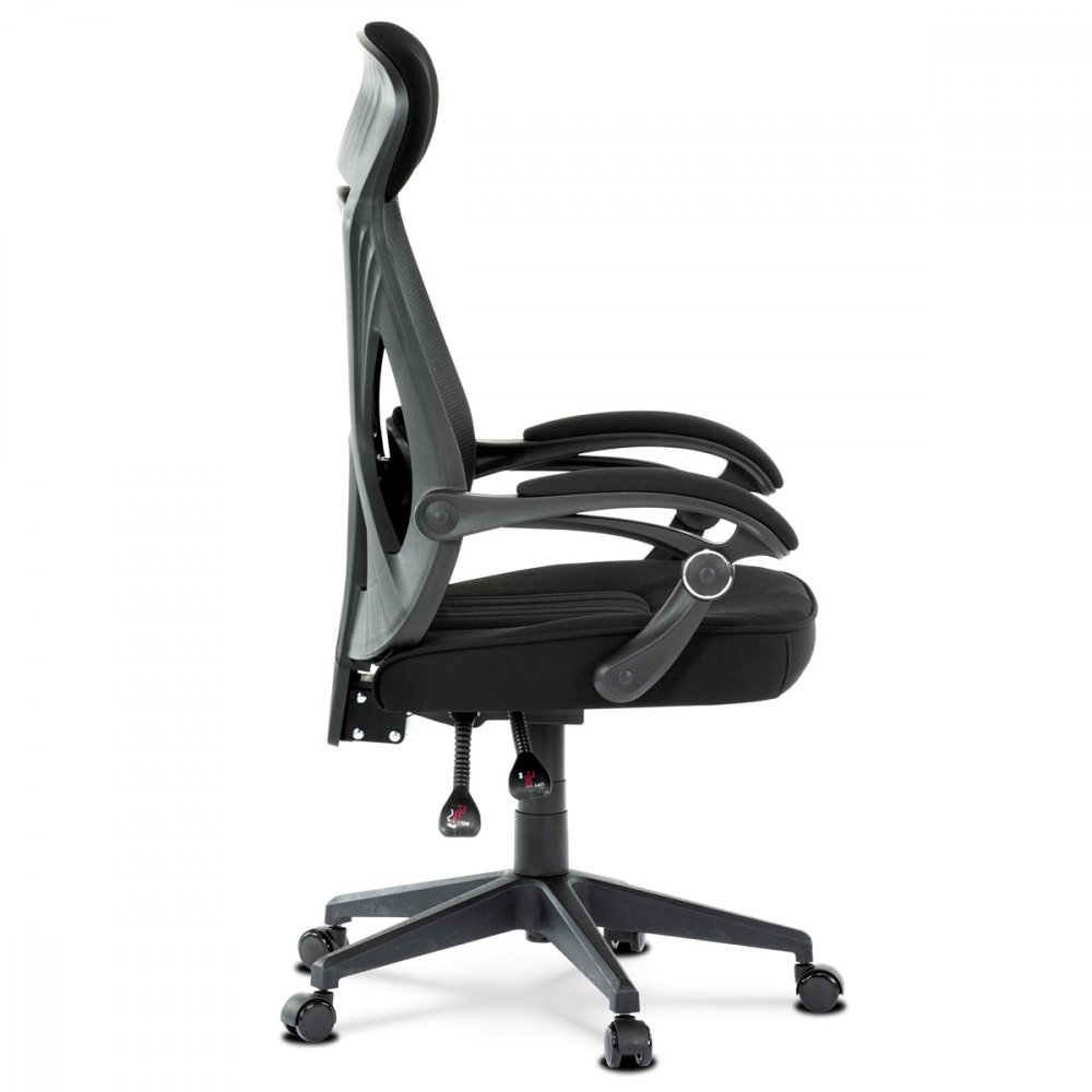 Kancelářská ergonomická židle FOREX – látka, síť, černá Autronic (obrázek 26)