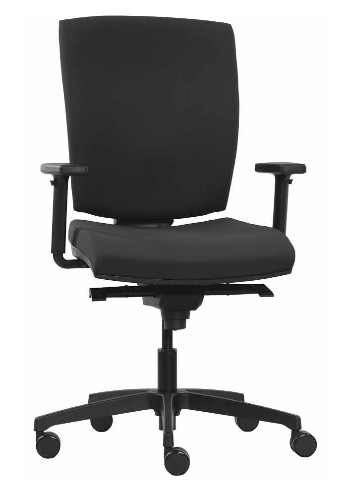 Levně Ergonomická kancelářská židle RIM ANATOM AT 986 B – látka, černá