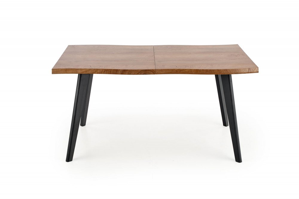 Rozkládací jídelní stůl DICKSON — 150x90 (+60cm), černá / přírodní Halmar (obrázek 24)