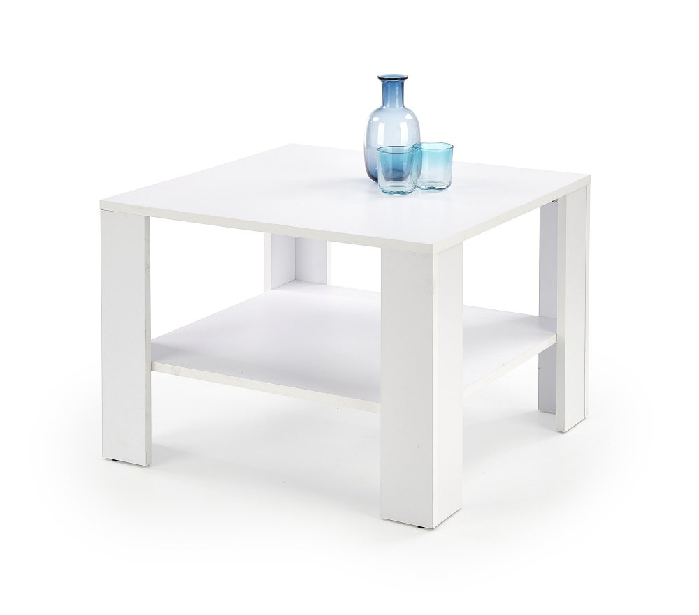 Konferenční stolek KWADRO KWADRAT – MDF, více barev Bílá