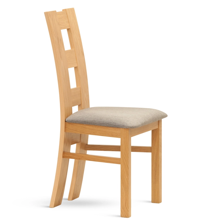 Jídelní židle VICTOR – masiv dub, látka, více barev