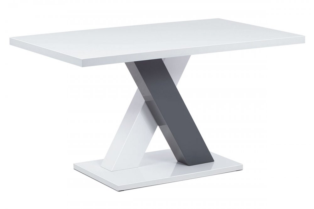 Jídelní stůl MYSEN – 140x80, bílá