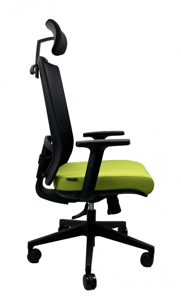 Kancelářská ergonomická židle DVIS — více barev Černá (obrázek 9)