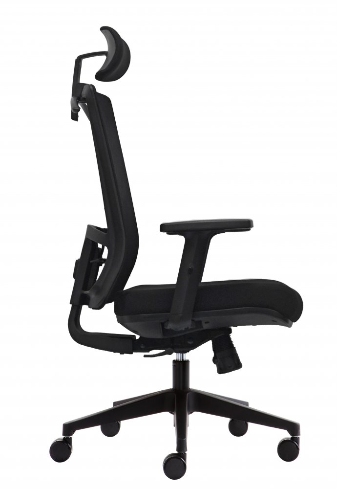 Kancelářská ergonomická židle DVIS — více barev Černá (obrázek 25)
