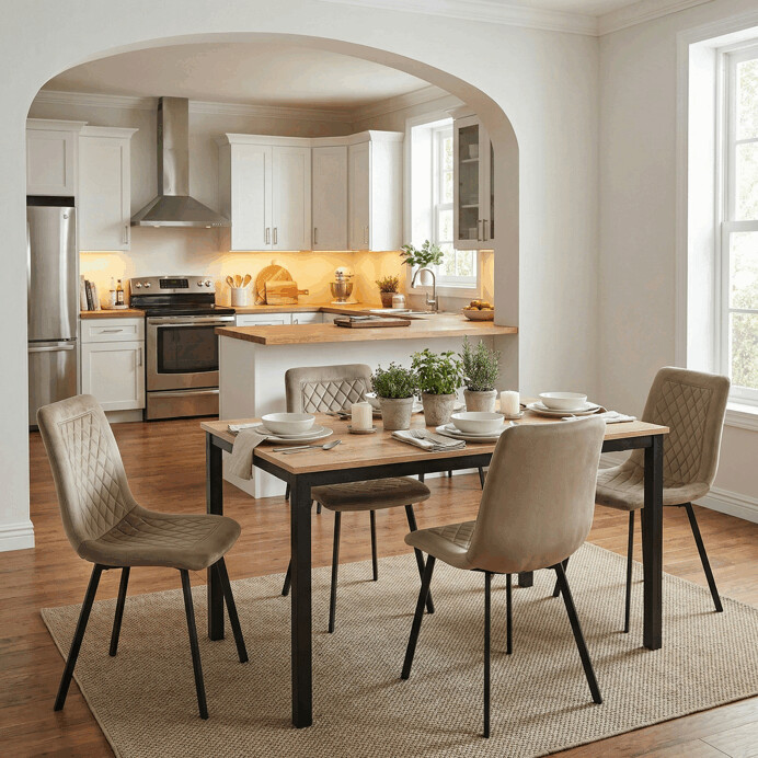 Jedálenský stôl TOMSO – 110x70 cm, MDF divoký dub Autronic