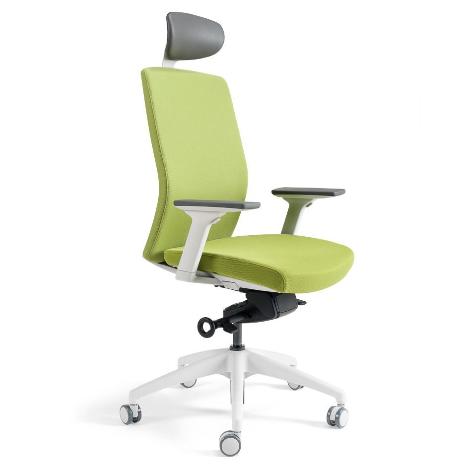 Kancelářská ergonomická židle BESTUHL J2 WHITE SP — více barev, s podhlavníkem Černá 201 (obrázek 7)