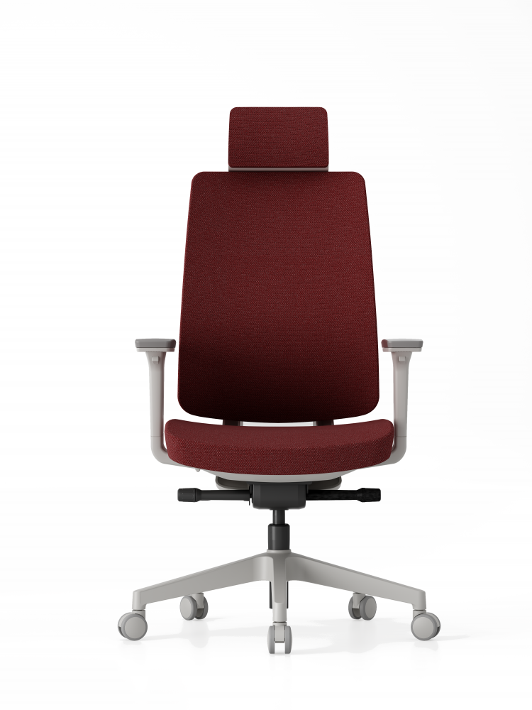 Kancelářská ergonomická židle K50 — bílá, více barev Modrá (obrázek 22)