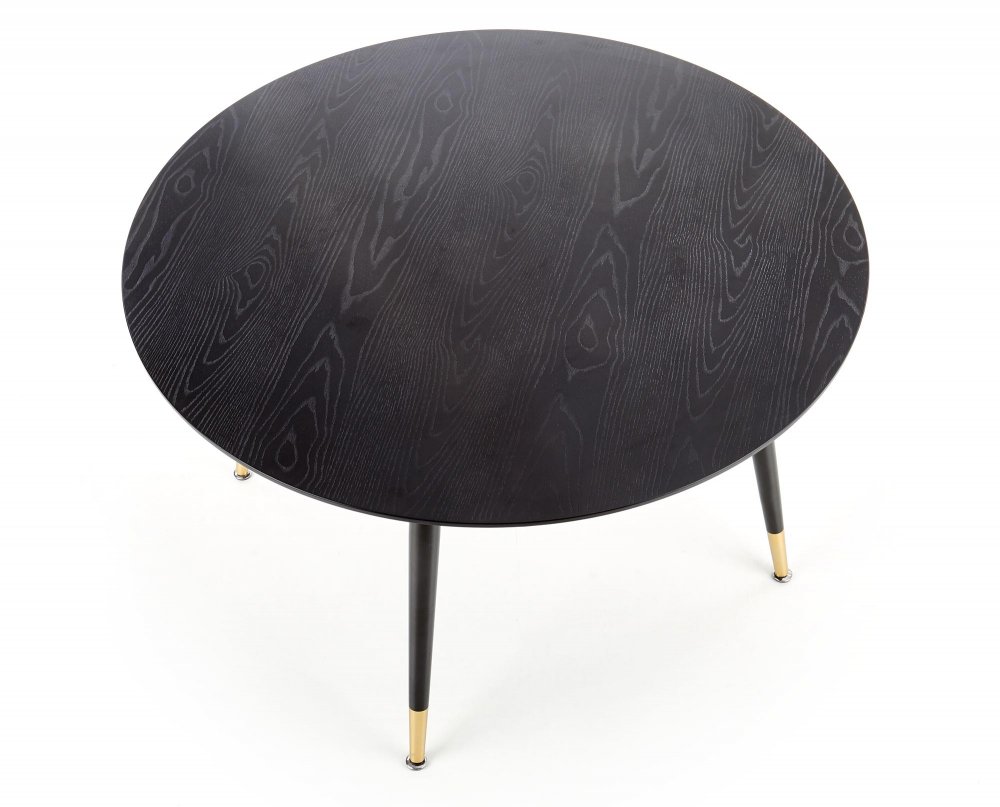 Jídelní kulatý stůl EMBOS — průměr 120 cm, černá Halmar (obrázek 6)