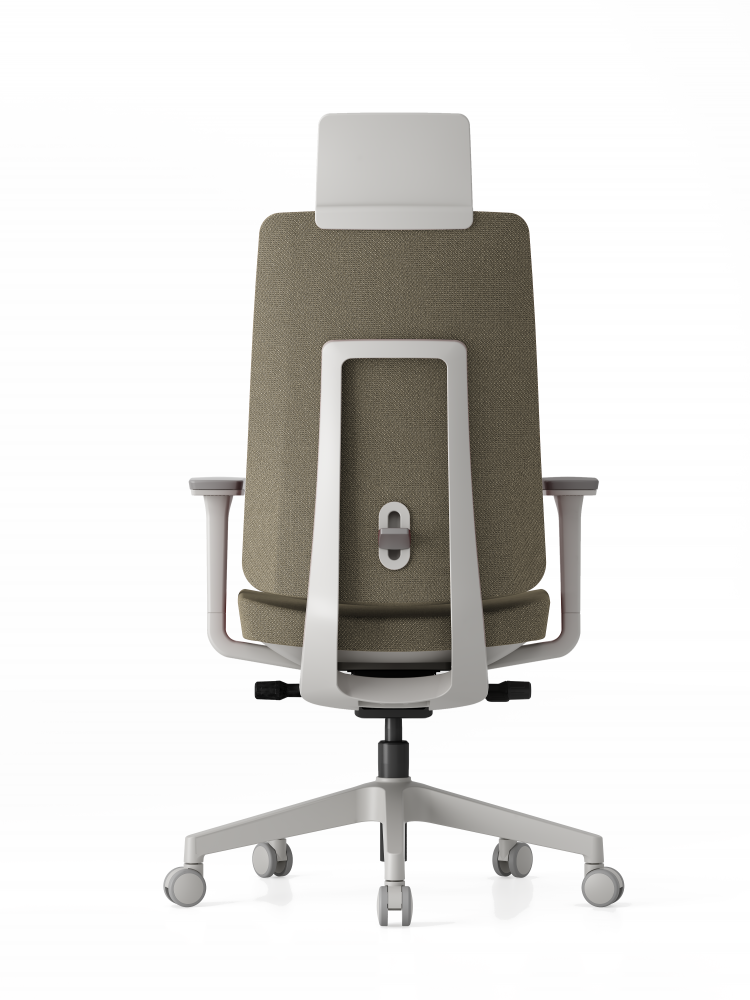 Kancelářská ergonomická židle K50 — bílá, více barev Modrá (obrázek 7)