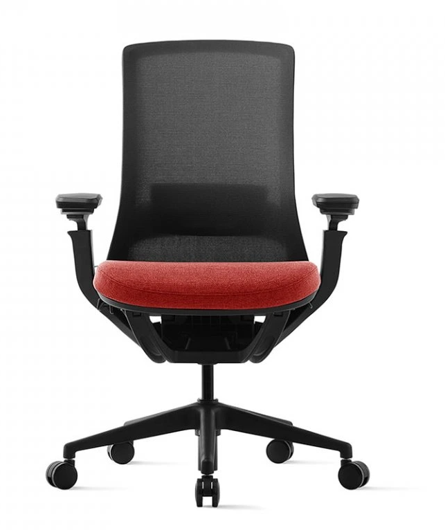 Kancelárska ergonomická stolička ROLY BLACK – sieťovina, viac farieb Červená