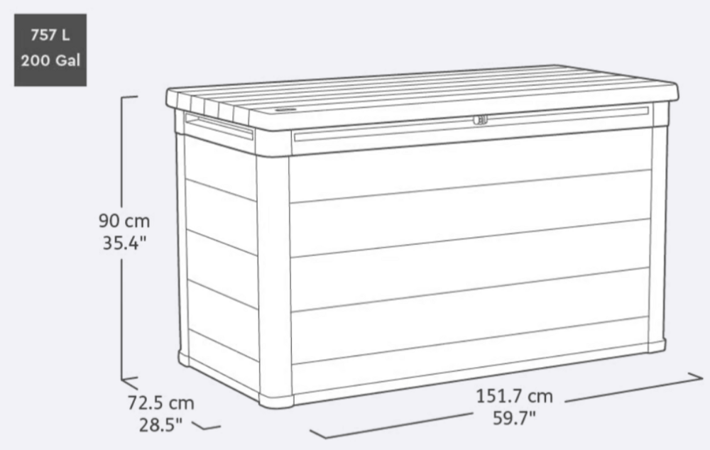 CORTINA úložný box 757 L (obrázek 8)