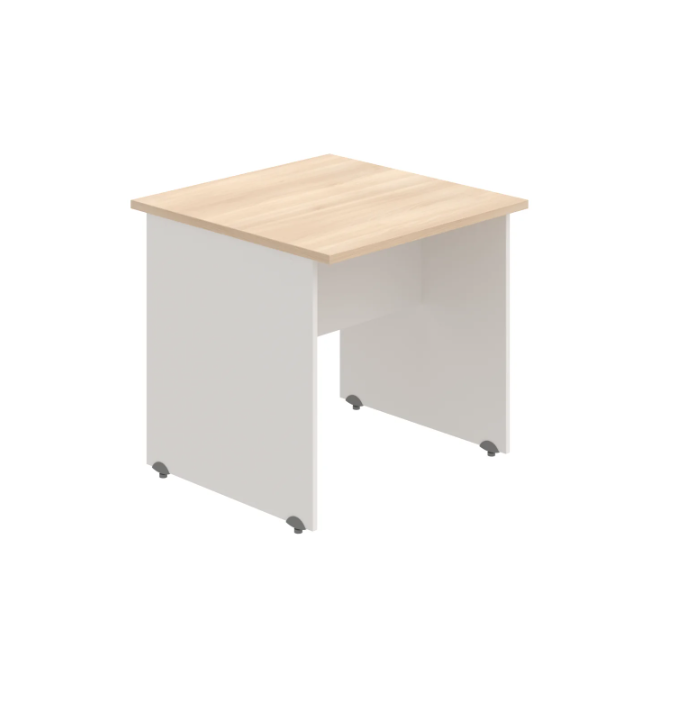 Levně Jednací stůl GJ 800 – rovný, 80 cm, Hobis Akát Bílá