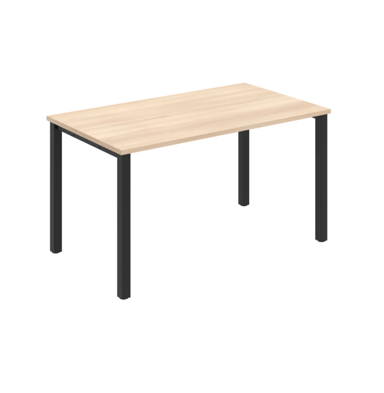 Levně Jednací stůl UJ 1400 – rovný, 140 cm, Hobis Akát Černá